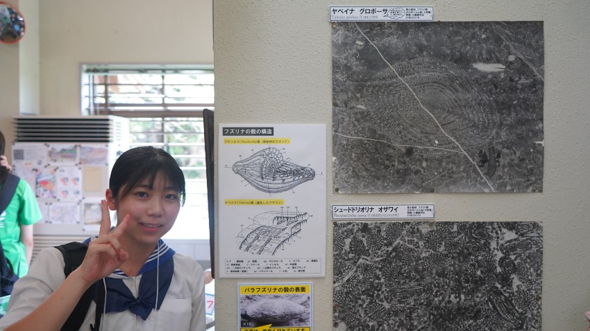 科学部地学班　総文の巡検会で、岐阜の世界的な化石や地質を観察！