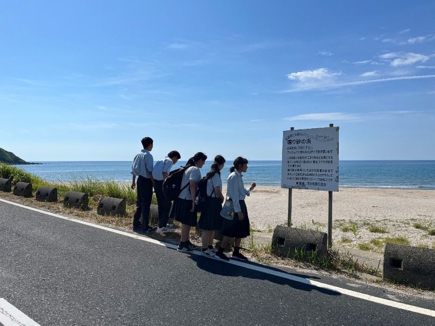 青谷海岸を紹介します