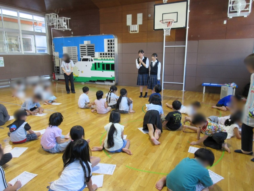 児童センターでワークショップ!