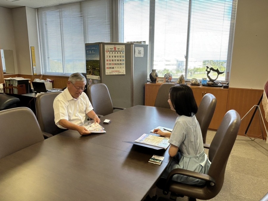喜界島の町長さんから熱い応援!