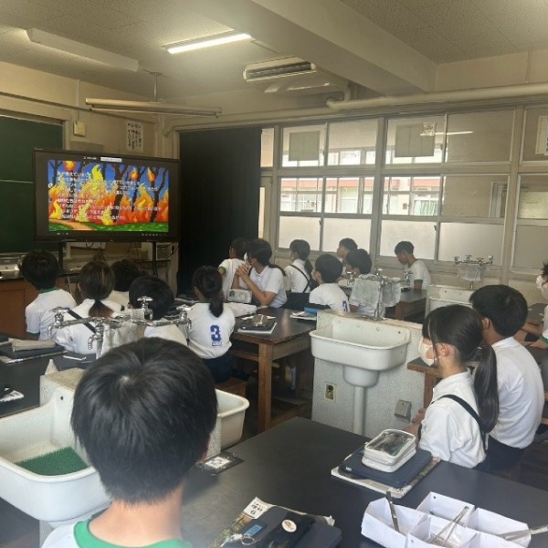川上小学校で出前授業をしてきました！