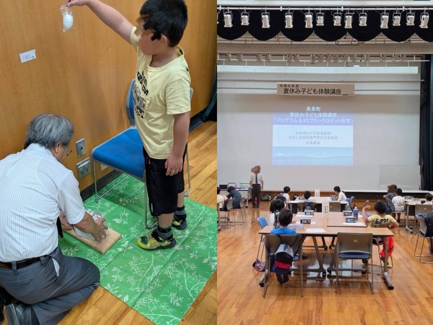 長泉町でロボット教室と「落ちてくる卵を守る」TRIZ講座を行いました！